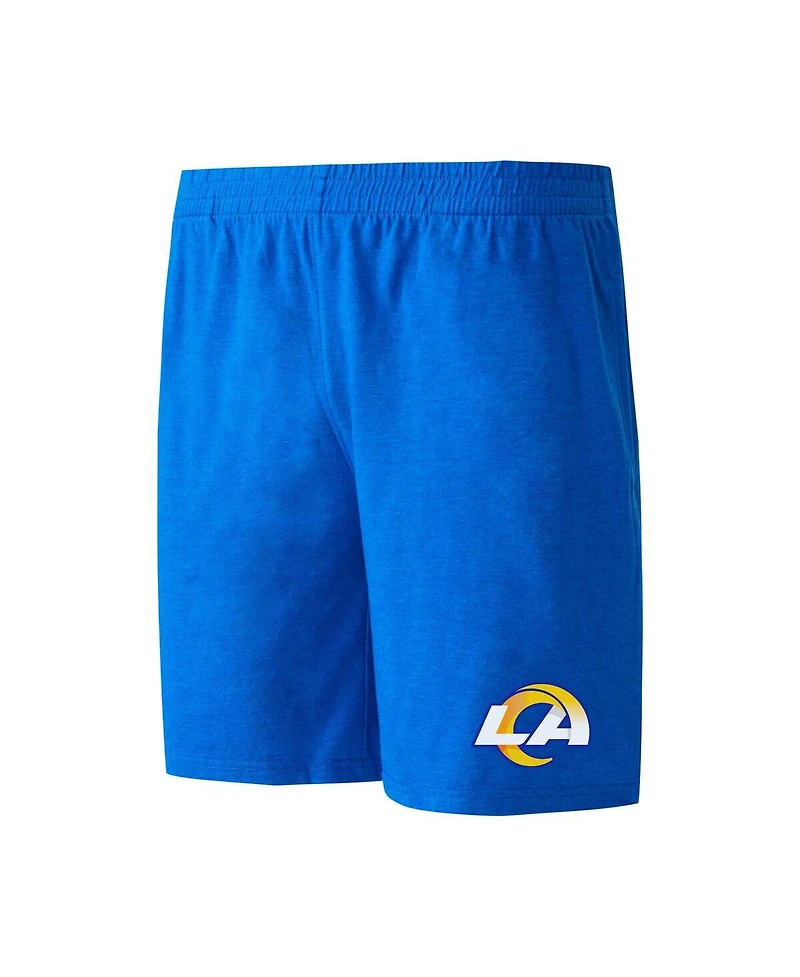 Men's Concepts Sport Royal, Gold Los Angeles Rams Meter T-shirt and Shorts Sleep Set