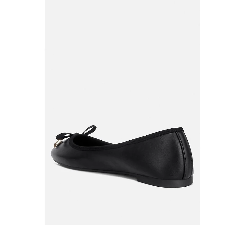 Suzzy Bow Embellished Flat Ballerinas