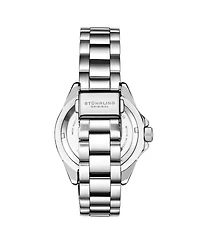 Stuhrling StarSea 3977 Women s Fashion Watch – Quartz Movement, 39mm Case, Mop Dial with Crystal Accents, 100M Water Resistance