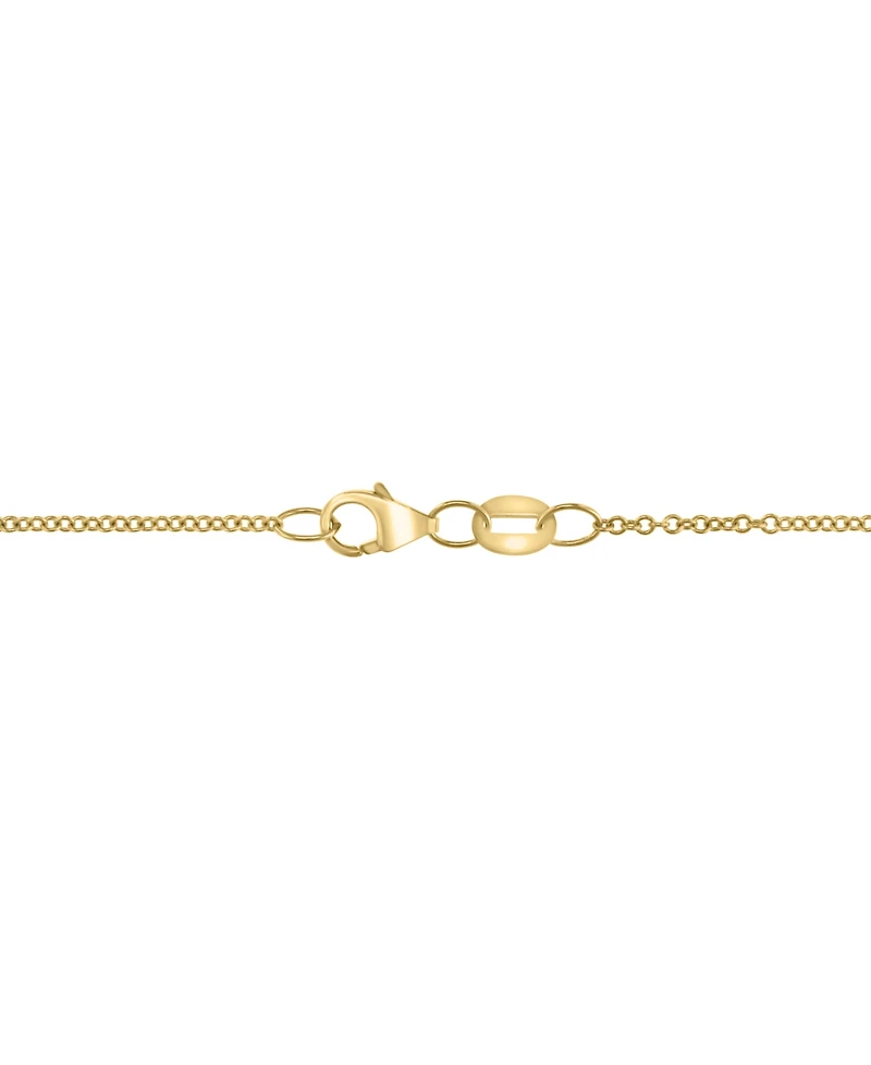 Effy Diamond Pave Heart 18" Pendant Necklace (5/8 ct. t.w.) in 14k Gold