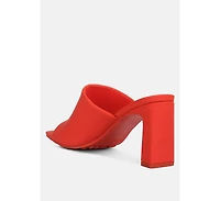 Womens Cannes Slim Block Heel Sandals