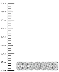 Diamond Oval-Cut Eternity Band (4 ct. t.w.) 14k Gold (Also Platinum)