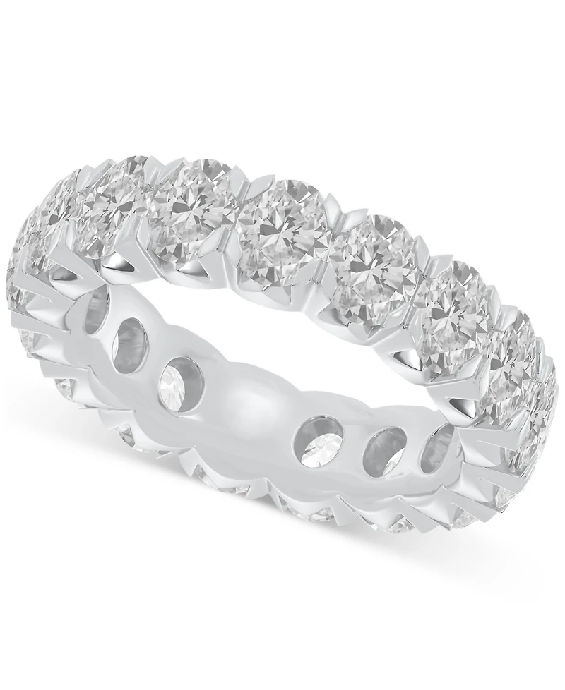 Diamond Oval-Cut Eternity Band (5 ct. t.w.) 14k Gold (Also Platinum)