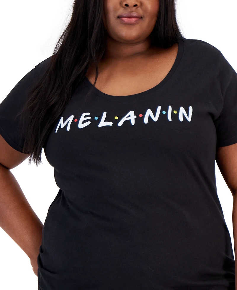 Hybrid Apparel Trendy Plus Melanin Graphic T-Shirt