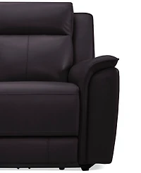 Addyson 117" 5-Pc. Leather Sectional with 2 Zero Gravity Recliners Power Headrests, Created for Macy's
