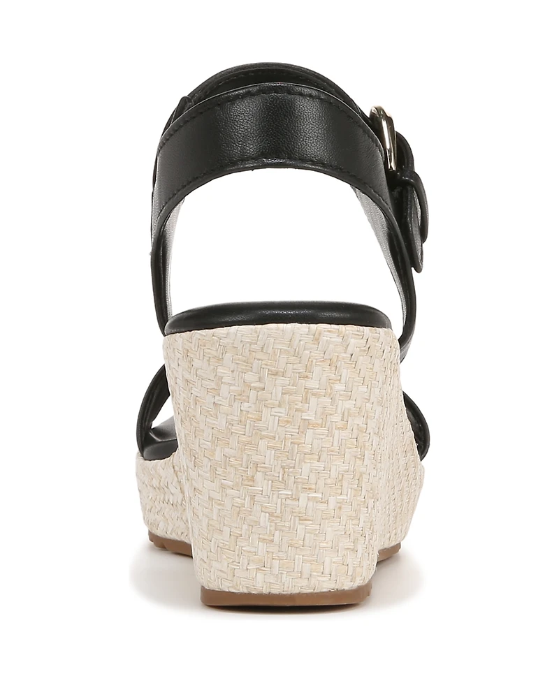 Naturalizer Women's Stella Open Round Toe Wedge Sandals