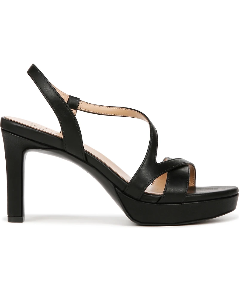 Naturalizer Women's Abby Open Square Toe Platform Dress Sandals