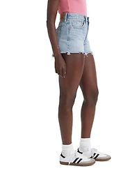 Levi's Women's 501 Button Fly Cotton High-Rise Denim Shorts