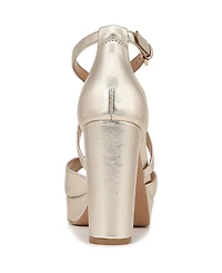 Naturalizer Women's Melody Platform Peep Toe Dress Sandals