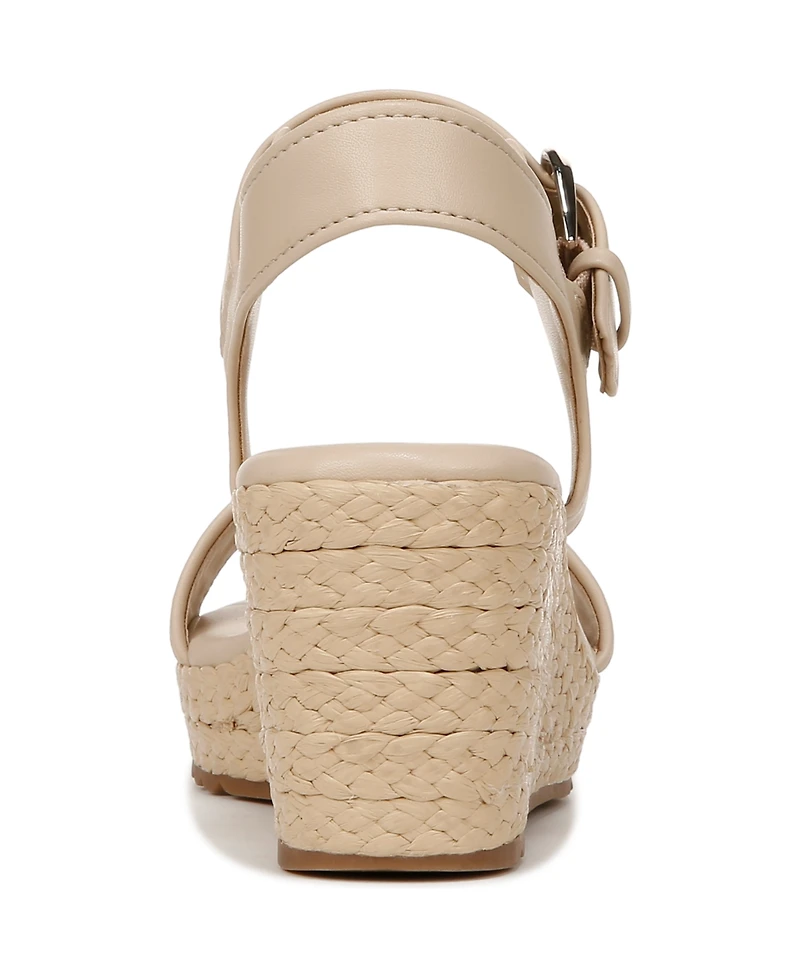 Naturalizer Women's Stella Open Round Toe Wedge Sandals