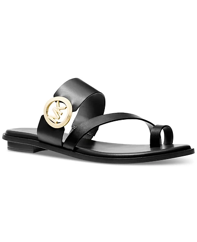 Michael Kors Mmk Vera Slip-On Toe-Ring Slide Sandals