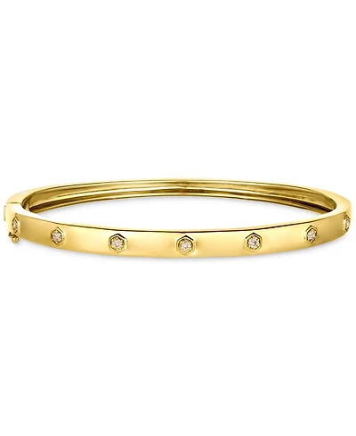 Le Vian Anywear Everywear Nude Diamond Bangle Bracelet (1/5 ct. t.w.) 14k Gold (Also Available Rose or White Gold)