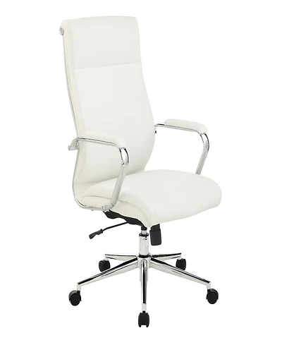 Office Star 48" Fabric, Chrome High Back Manager's Chair