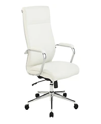 Office Star 48" Fabric, Chrome High Back Manager's Chair