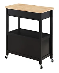 Office Star 35.25 Wood Radford Kitchen Cart
