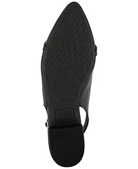 Jones New York Women's Quinay Pave Chain Slingback Flats