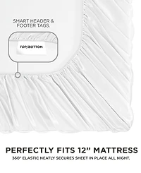 Juicy Couture Satin 3 Piece Sheet Set, Twin