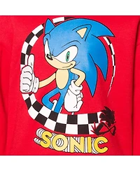 Sega Boys Sonic The Hedgehog Knuckles Tails Pullover Hoodie & Pants Set