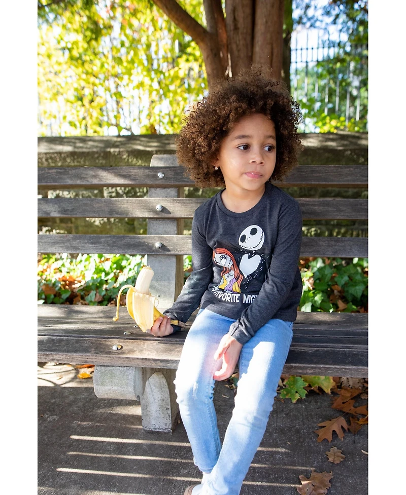 Disney Girls 2 Pack Long Sleeve T-Shirts to (18 Months - 14-16)