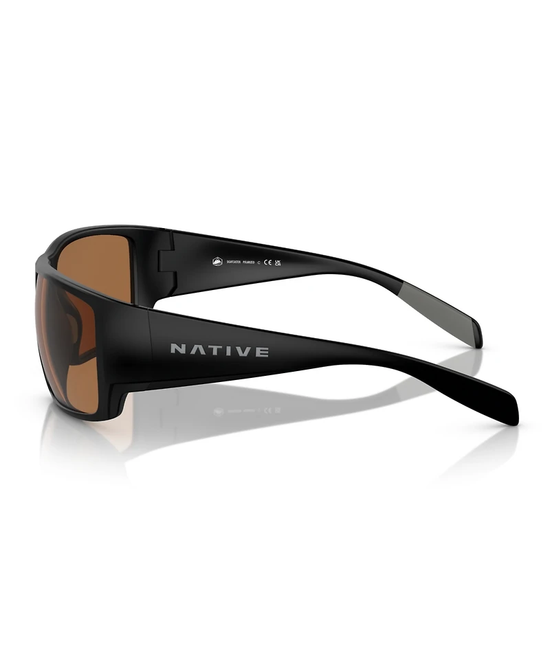 Native Men's Sightcaster Polarized Sunglasses, Polar XD9021