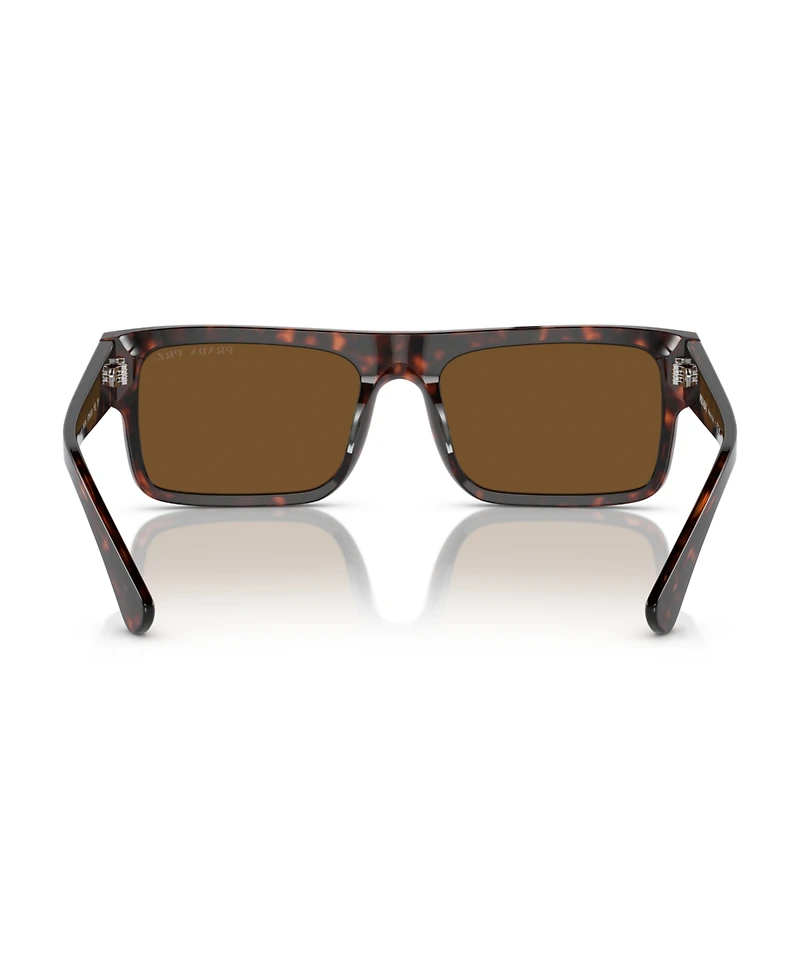Prada Signature Rectangular Men's Sunglasses