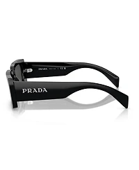Prada Lettering Rectangular Women's Sunglasses