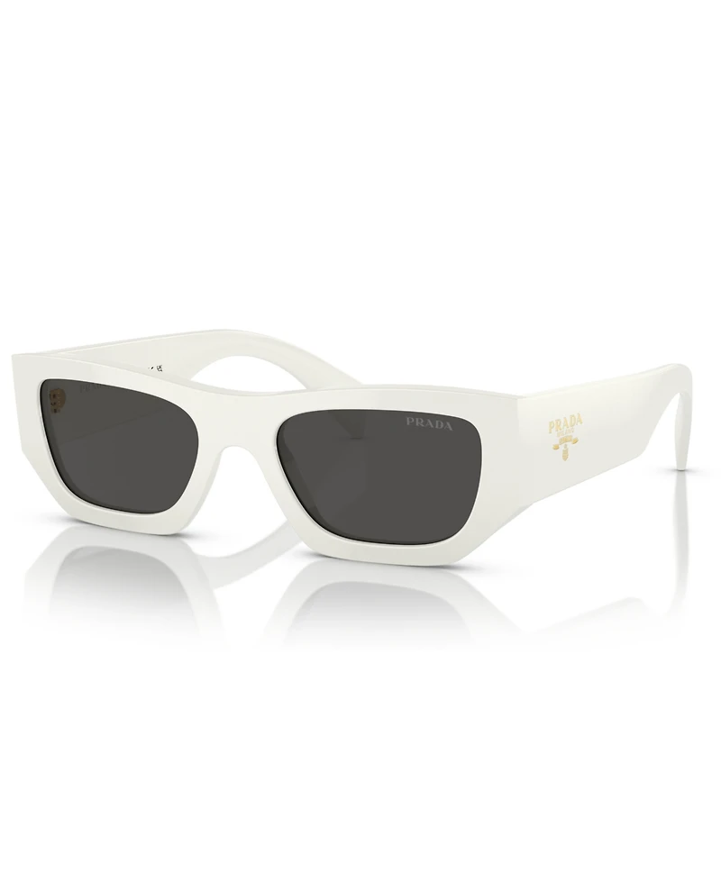Prada Rectangular Unisex Sunglasses, Pr A01S