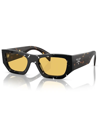 Prada Rectangular Unisex Sunglasses, Pr A01S