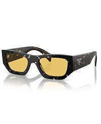 Prada Rectangular Unisex Sunglasses, Pr A01S