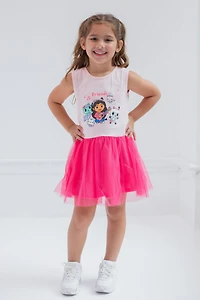 Gabby's Dollhouse Toddler Girls Dreamworks Cakey Cat Gabby Kitty Fairy Tulle Dress
