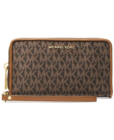 Michael Michael Kors Jet Set Large Flat Multifunction Phone Case