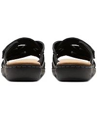 Clarks Laurieann Bali Strappy Platform Slide Sandals