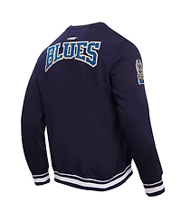 Men's Pro Standard Navy St. Louis Blues Crest Emblem Pullover Sweatshirt