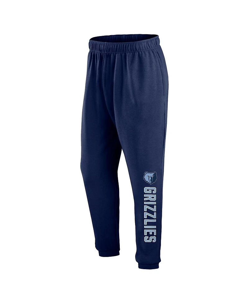 Men's Fanatics Navy Memphis Grizzlies Big and Tall Chop Block Pants