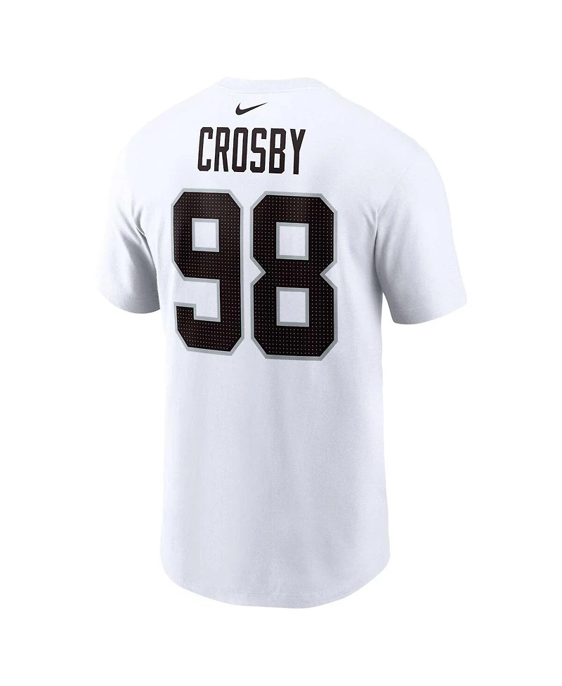 Men's Nike Maxx Crosby White Las Vegas Raiders Player Name and Number T-shirt