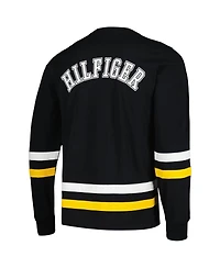 Men's Tommy Hilfiger Black, Gold Pittsburgh Steelers Nolan Long Sleeve T-shirt