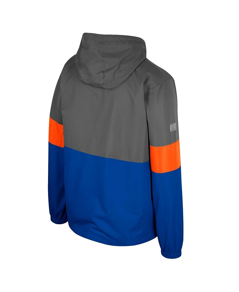 Men's Colosseum Charcoal Florida Gators Miles Full-Zip Jacket