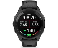 Garmin 265 Running Watch - Black - Silicone Strap - Unisex Smart Watch