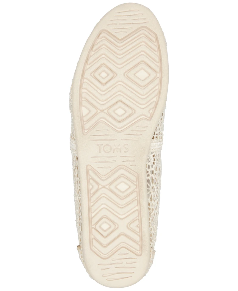 Toms Women's Alpargata Classic Espadrille Almond Toe Flats