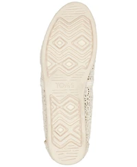 Toms Women's Alpargata Classic Espadrille Almond Toe Flats