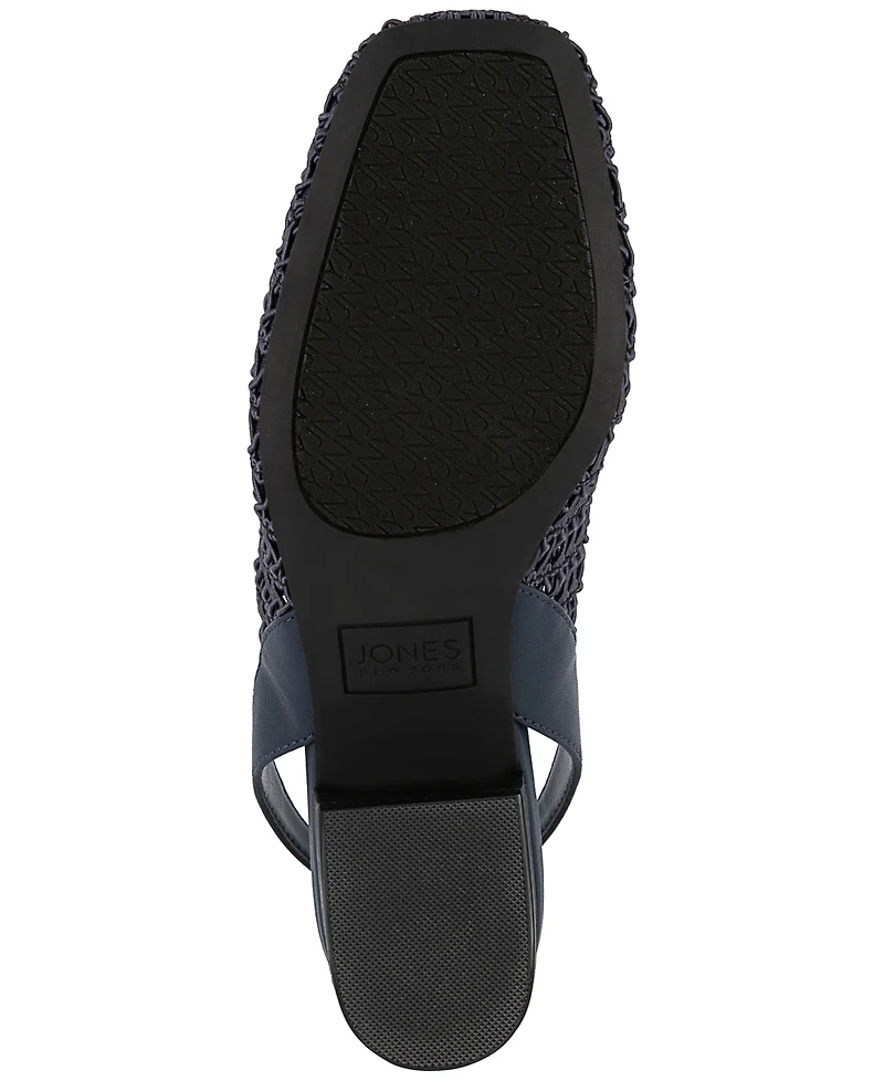 Jones New York Women's Carolton Woven Slingback Flats