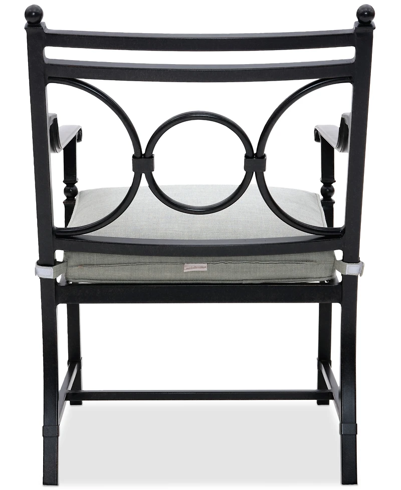 Wythburn Mix and Match Scroll Outdoor Dining Chair, Created for Macy's