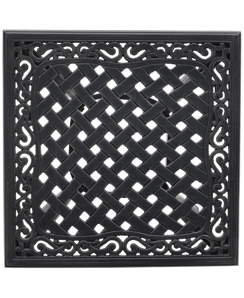 Wythburn Mix and Match 20" Square Cast Aluminum Outdoor End Table