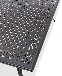 Wythburn Mix and Match 72"x 38" Cast Aluminum Outdoor Dining Table, Created for Macy's