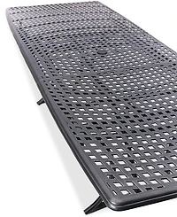 Wythburn Mix and Match 110"x 42" Cast Aluminum Outdoor Extension Dining Table, Created for Macy's