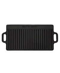 Stan sport Pre-Seasoned Cast Iron Griddle with Reversible Cooking Surface
