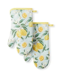 Martha Stewart Printed Oven Mitt 7" x 13" 2 Pk