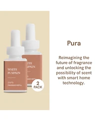 Pura - White Pumpkin - Smart Home Air Diffuser Fragrance - Smart Home Scent Refill - Up to 120-Hours of Premium Fragrance per Refill