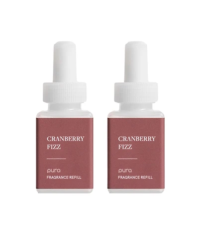 Pura - Cranberry Fizz - Smart Home Air Diffuser Fragrance - Smart Home Scent Refill - Up to 120-Hours of Premium Fragrance per Refill