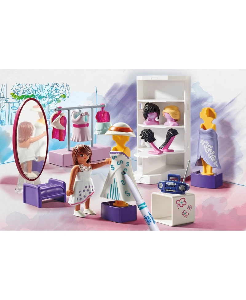 Playmobil Color with Crayola - Fashion Design Set